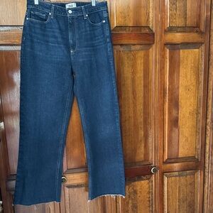 PAIGE Women's Deep Indigo Flare Jeans